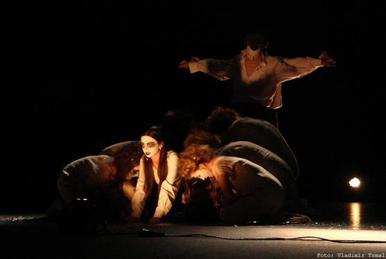 Hra Kytice v podání souboru Hlavy z Broumova dostala cenu za nejlepší představení přehlídky Voskovcova Sázava