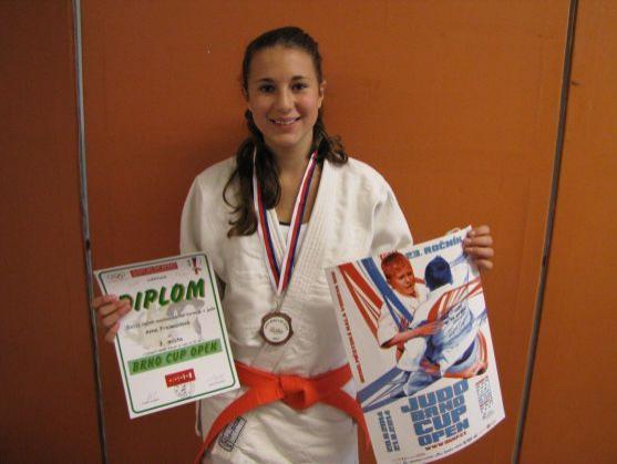 Judistka Anna Freiwaldová je oblastní přebornicí pro rok 2014