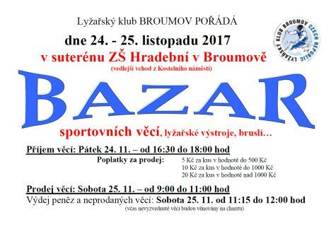 Nabídka akcí na Broumovsku pro víkend od 24. do 26. listopadu