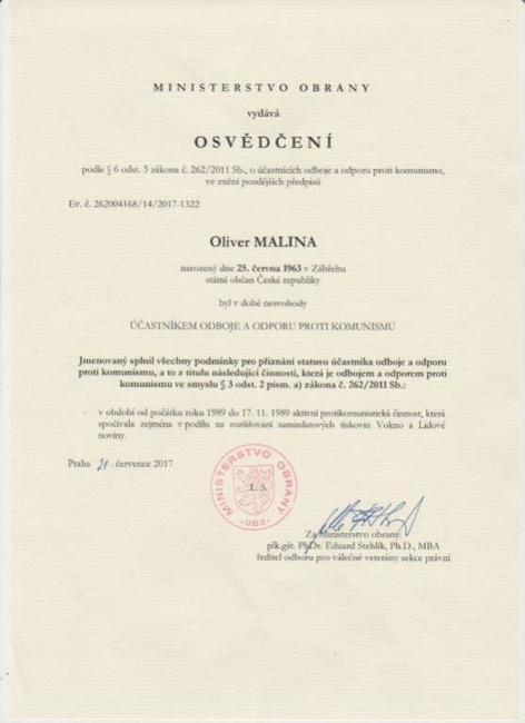 Mých 30 let od revoluce