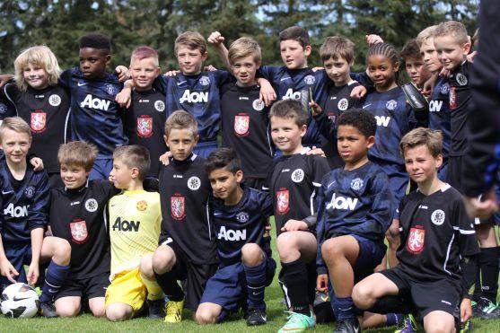 Broumovský fotbalista Dan Hypšman si zahrál proti Manchesteru United