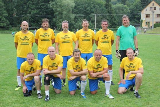Fotbalový turnaj starých gard O pohár Teplických skal vyhrál podruhé Broumov
