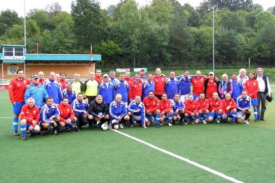 Česká fotbalová reprezentace starostů porazila Slovensko