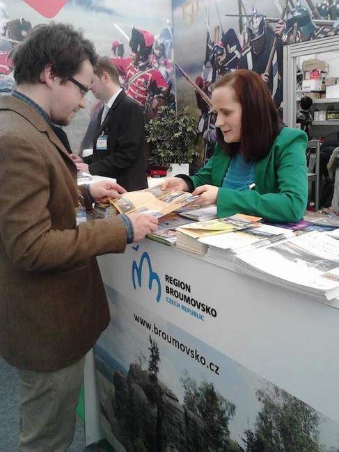 Region Broumovsko se prezentoval na veletrhu Holiday World v Praze