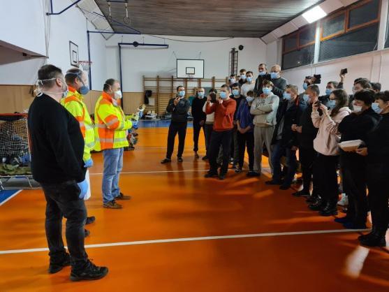 Ukrajinci, kteří uvízli v Náchodě, ráno odjeli