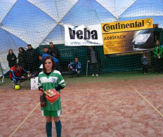 Halový fotbalový turnaj mladších žáků v Teplicích nad Metují vyhrál Slovan Broumov