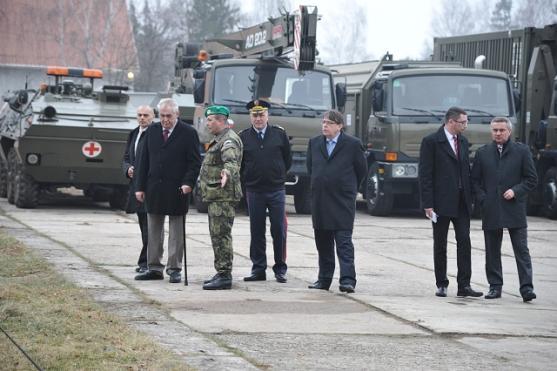 Prezident Miloš Zeman včera zahájil návštěvu Královéhradeckého kraje