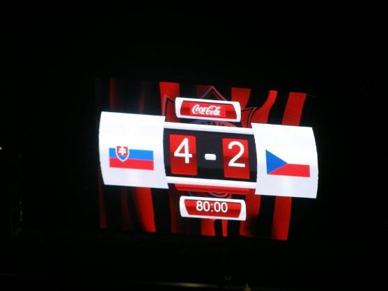 Fotbalová reprezentace starostů tentokrát se Slovenskem prohrála