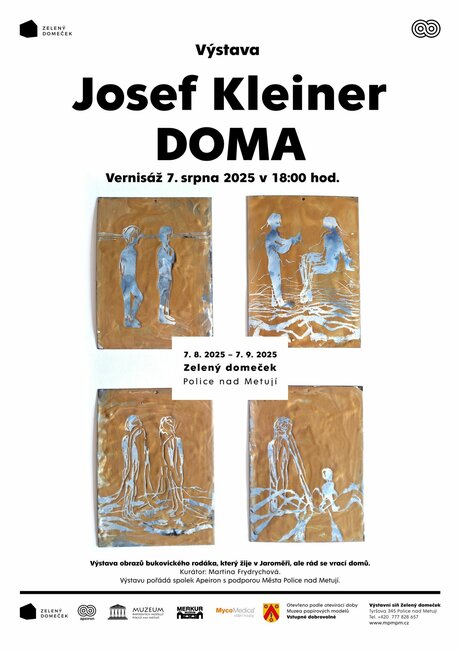 Bukovický rodák Josef Kleiner vystavuje v Zeleném domečku