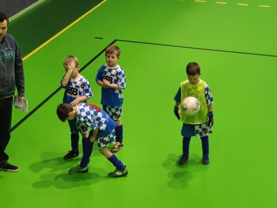 Mladší přípravka první v Červeném Kostelci 