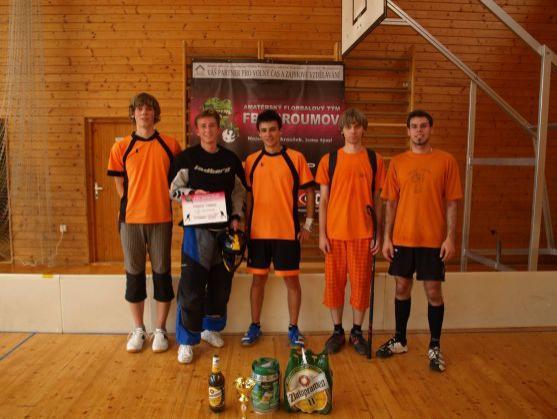 Florbalový turnaj T-Rex CUP 2013 vyhrál náchodský tým IBK Rébus