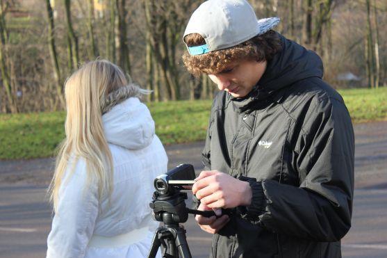 Studenti broumovského gymnázia si zahráli na filmaře