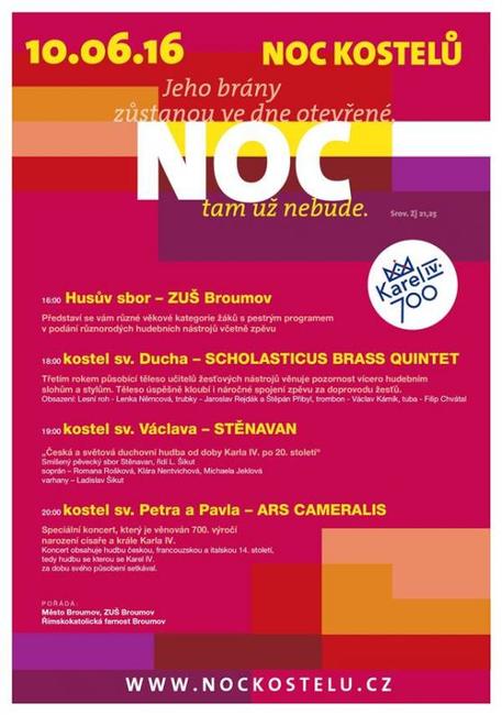 Nabídka akcí na Broumovsku pro víkend od 10. do 12. června