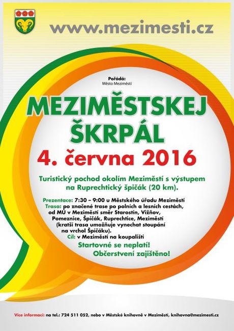 Nabídka akcí na Broumovsku pro víkend od 3. do 5. června