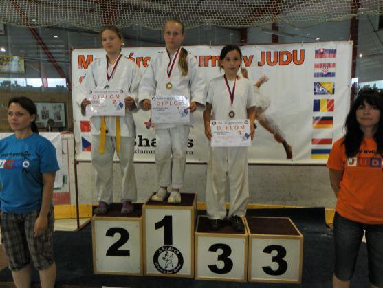 Judistka Anna Freiwaldová přivezla zlato z Velké ceny Nového Bydžova