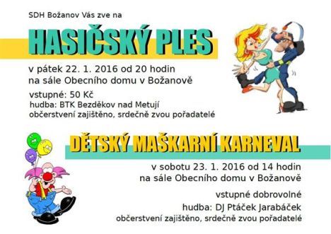 Nabídka akcí na Broumovsku pro víkend od 22. do 24. ledna