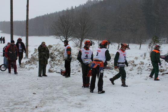 V Dolním Adršpachu si poměřili své schopnosti dřevorubci