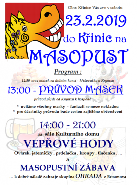 Nabídka akcí na Broumovsku pro víkend od 22. do 24. února