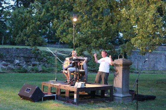 Při koncertě Vladimíra Merty si zahrál i desetiletý Jiří Rambousek 