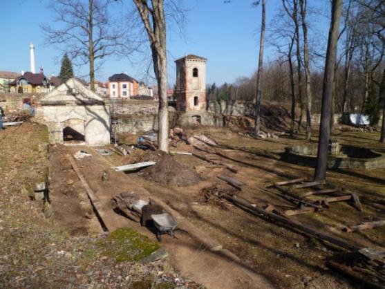 Klášter v Broumově má za sebou čtyři měsíce stavebních prací 