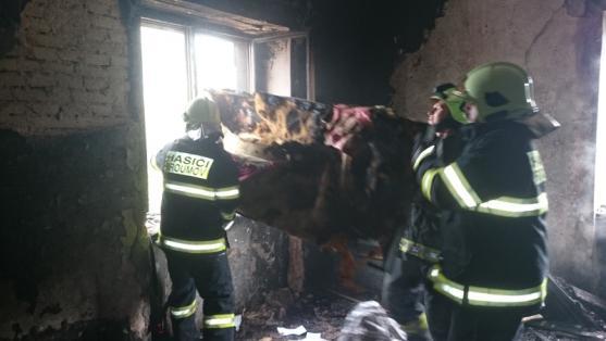 V Olivětíně vyhořel byt