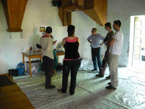 Skončila Letní škola památkové technologie Broumovsko 2014. Chystá se další