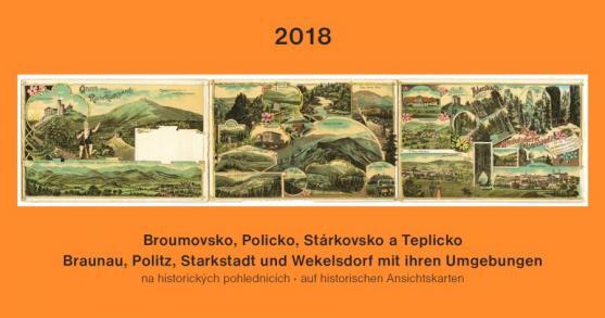 Broumovsko a historická výročí ve stolním kalendáři na rok 2018 