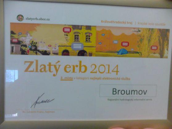Broumov opět zvítězil se svými webovými stránkami