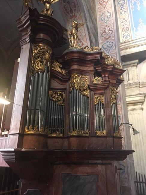 Žehnání varhan v děkanském kostele sv. Petra a Pavla v Broumově 