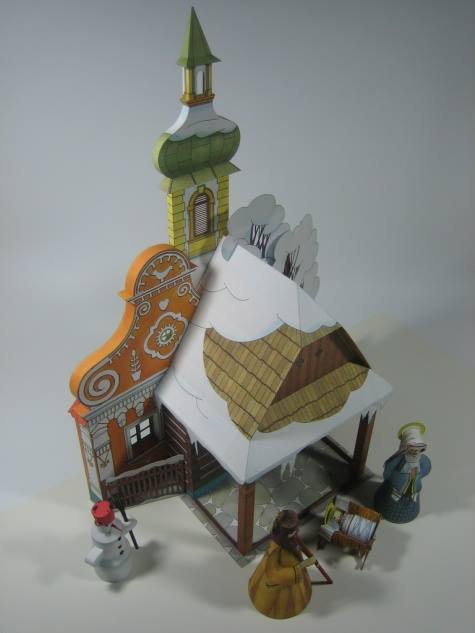 Papírové těšení se na Ježíška 