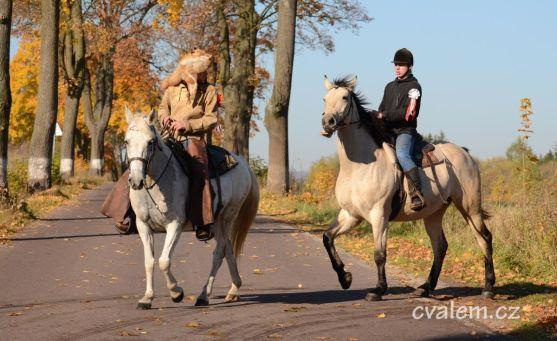 Na jetřichovskou Hubertovu jízdu vyjelo 67 koní