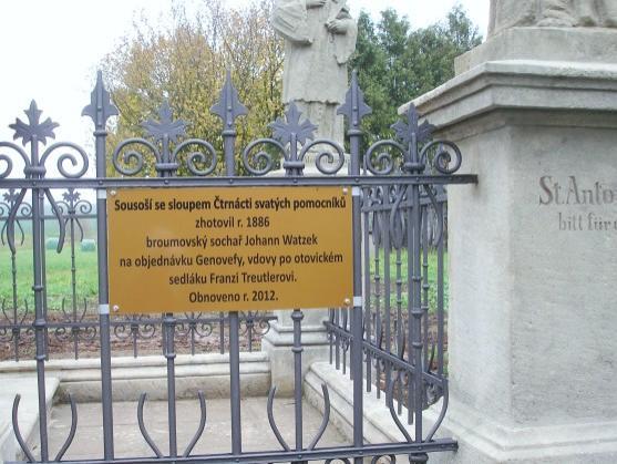 Předznamenává opravený pomník v Otovicích nový osud sakrálních plastik na Broumovsku? 