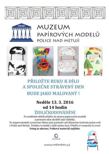 Kdo má židli, ten bydlí aneb Židličkodovádění v Muzeu papírových modelů 