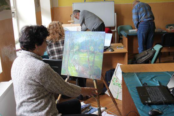 Křinice obsadili výtvarníci. Budou vystavovat, ale také recitovat 