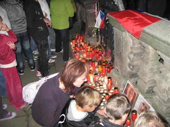 Broumov uctil památku mrtvých hokejistů