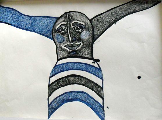 V čítárně Městské knihovny v Broumově vystavuje Tereza Pohorská 