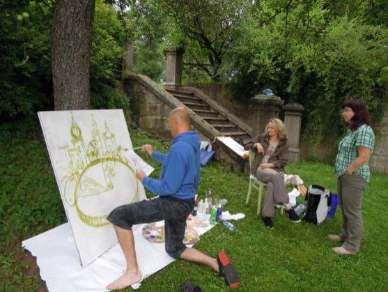 V broumovském klášteře a v jeho okolí budou tvořit výtvarníci 