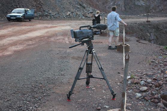 V Lomu Rožmitál u Broumova se natáčela akční scéna filmu Bastardi III 