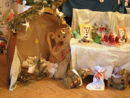 Odraz citového života dětí z broumovské základní školy v Kladské ulici na Vánoční výstavě 