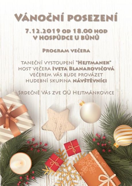 Nabídka akcí na Broumovsku pro víkend od 6. do 8. prosince