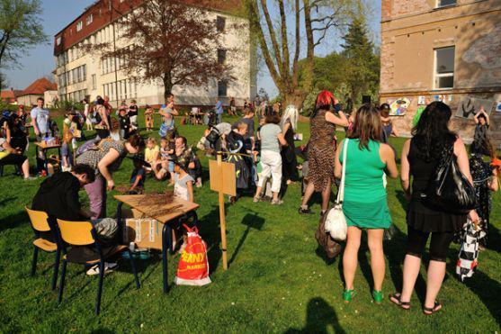 Na několika místech na Broumovsku se slétaly čarodějnice 