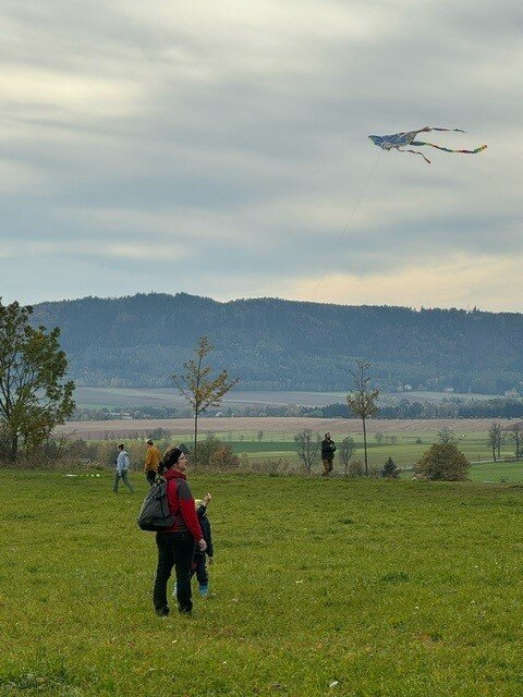 Nebe nad Rájem plné draků 