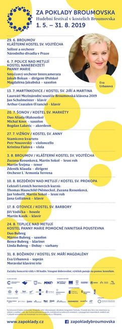 Nabídka akcí na Broumovsku pro víkend od 16. do 18. srpna