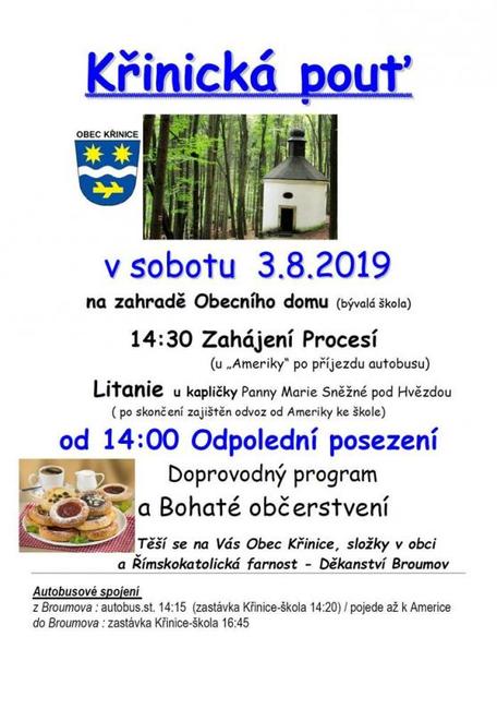 Nabídka akcí na Broumovsku pro víkend od 2. do 4. srpna