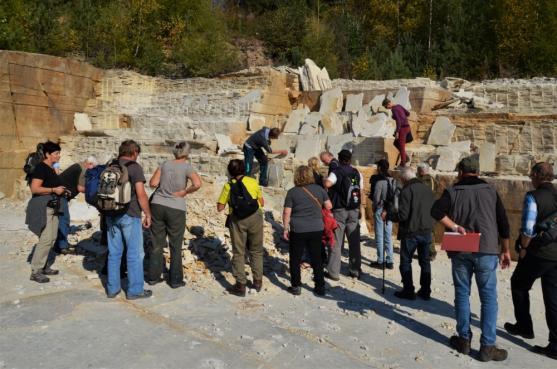 Exkurze České geologické společnosti v Geoparku Broumovsko