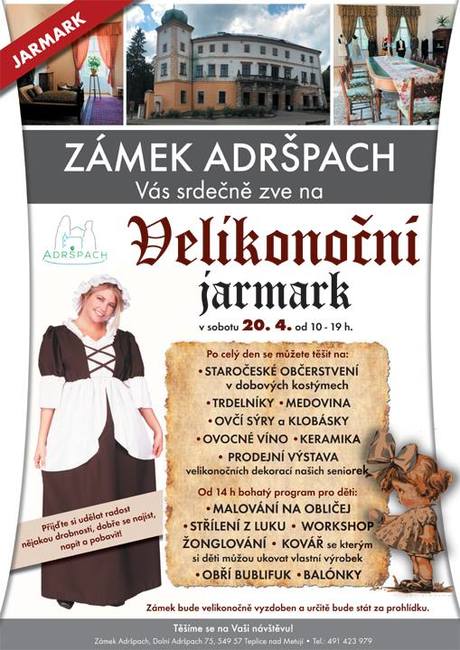 Nabídka akcí na Broumovsku pro víkend od 19. do 21. dubna