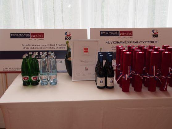 VEBA získala ocenění CZECH STABILITY AWARD a stala se tak nejstabilnější firmou ČR za rok 2013 