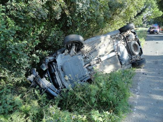 Podnapilý řidič způsobil dopravní nehodu