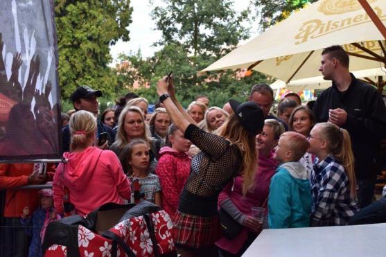 Vrcholem poutě v Broumově bylo vystoupení Olgy Lounové