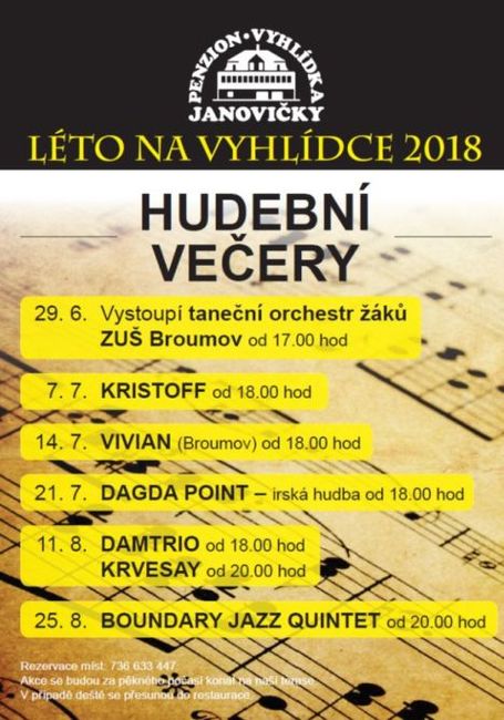 Nabídka akcí na Broumovsku pro víkend od 6. do 8. července